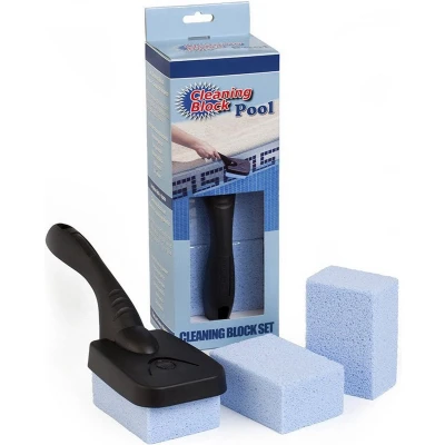 Afbeelding van Gebogen borstel voor zwembad Cleaning Block 27 cm