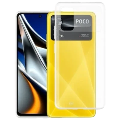 Afbeelding van Just in Case TPU Back Cover Transparant Poco X4 Pro
