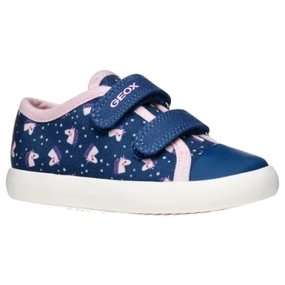 Afbeelding van Geox B GISLI Girl B, meisjessneakers, Avio/Lt Pink, maat 26, Avio Lt 26 EU