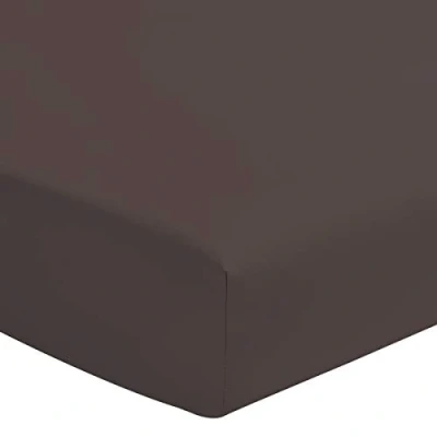 Afbeelding van Home Linge Passion Hoeslaken, chocoladebruin, 140 x 190 + 25 cm, 100% katoen, 57 draden/cm² (Oeko Tex label)