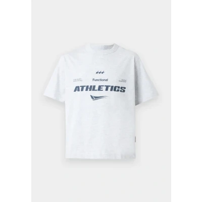 Afbeelding van Jack &amp; Jones Jcosignal Graphic TEE CREW NECK Tshirt print, Heren, Maat: Medium, White