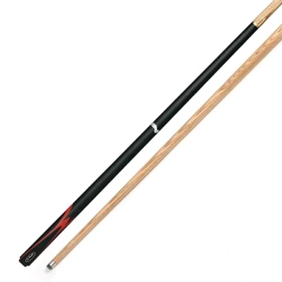 Afbeelding van Riley Moderno 2 delige snooker /poolkeu van essenhout 145 cm met 9,5 mm punt