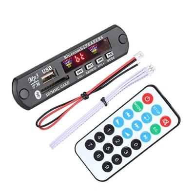 Afbeelding van Bluetooth MP3 WMA decoderkaart SDM01BT + U DX 4 kleurenscherm 5.0 FM APE FLAC module ondersteunt AUX, FM, USB, SD 12 V Wirelss audiomodule met afstandsbediening