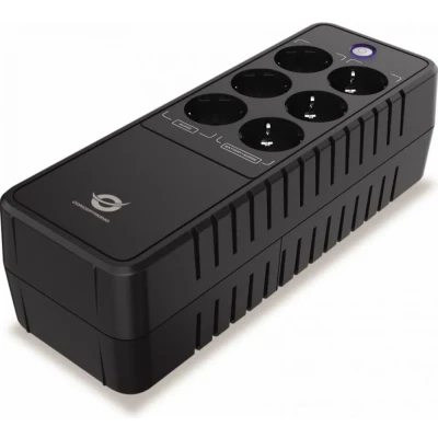 Afbeelding van CONCEPTRONIC ZEUS USV 850VA 490W Schuko DC Start/LAN zwart