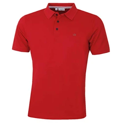 Afbeelding van Calvin Klein Campus poloshirt voor heren Rood M