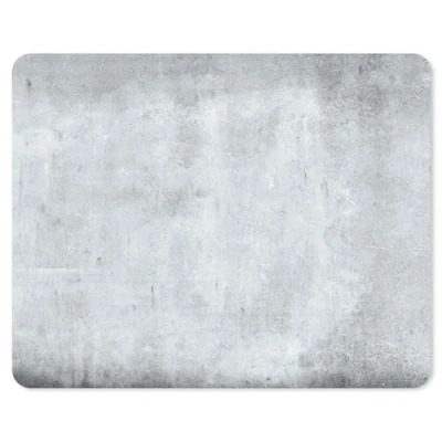 Afbeelding van muismat in betonlook I 24 x 19 cm standaard formaat, antislip eenvoudig modern steenlook graniet grijs dv_639
