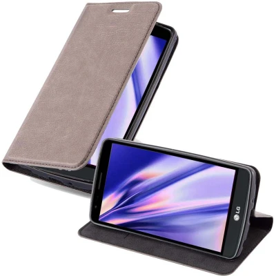 Afbeelding van Cadorabo Hoesje geschikt voor LG G3 STYLUS in KOFFIE BRUIN Beschermhoes met magnetische sluiting, standfunctie en kaartvakje Book Case Cover Etui