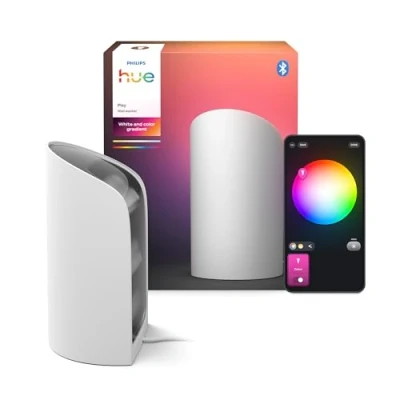 Afbeelding van Philips Hue Play slimme Wall Washer wit, wit en gekleurd licht met ColorCast technologie, compatibel Bluetooth, spraakbediening via Alexa, Apple Home Google Assistent
