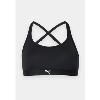 Afbeelding van Puma Women Sporty Padded Bustier, Dames, Maat: Small, Black