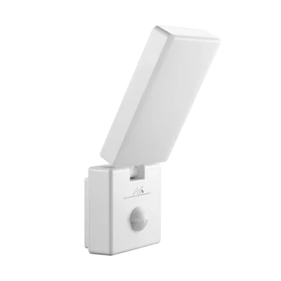 Afbeelding van Maclean LED lamp met PIR bewegingsmelder Buitenlamp Wandlamp 10W IP65 800lm 4000K Wit MCE516 W