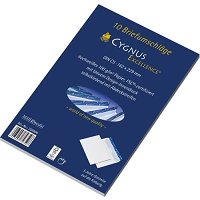 Afbeelding van Mailmedia, Envelop, Couverts Cygnus Excellence (C5, 10 x)