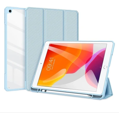 Afbeelding van Dux Ducis Tablet hoes geschikt voor Apple iPad 10.2 2019/2020 Toby Series Tri Fold Book Case Blauw