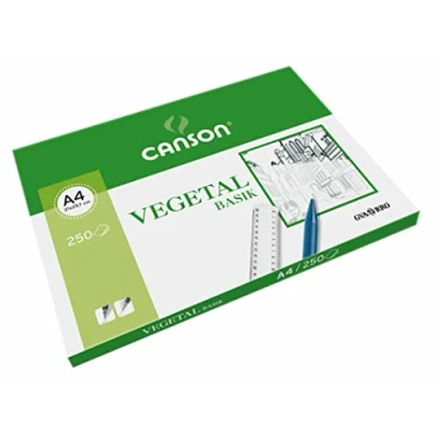 Afbeelding van Plantaardig papier Canson Basik A4 90 g/m² 210 x 297 mm