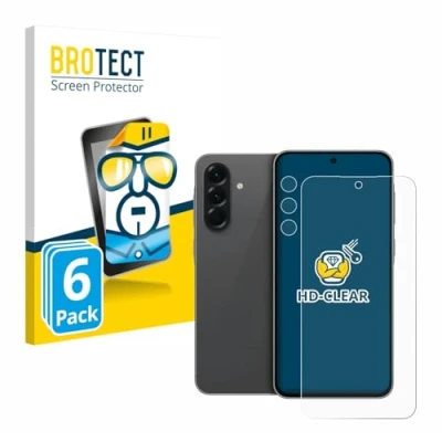 Afbeelding van BROTECT Screenprotector voor Samsung Galaxy A56 5G Enterprise Edition (Voor+Camera) Folie Beschermfolie transparant (6 Stuks)