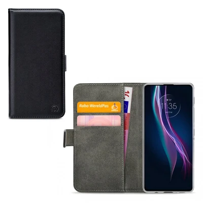 Afbeelding van Mobilize Classic Gelly Wallet Book Case Motorola One Fusion+ Black