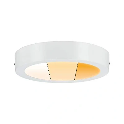 Afbeelding van Paulmann 79795 LED paneel Carpo rond incl. 1x13 watt dimbaar plafondlamp wit mat metaal woonkamerlamp 2300 K