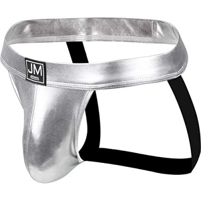 Afbeelding van JOCKMAIL 2020 HOT Sexy Heren Jockstrap Slips Ondergoed Jock Strap Voor Mannen Ondergoed, Zilver, M