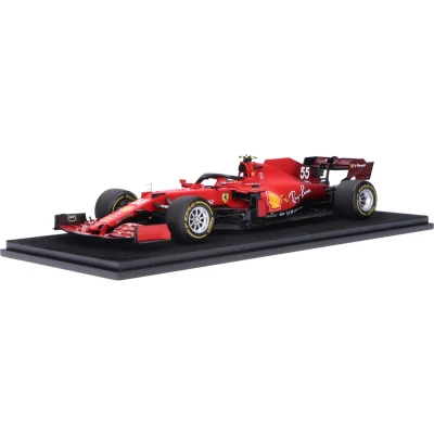Afbeelding van Ferrari SF21 Looksmart Modelauto 1:18 2021 Carlos Sainz Scuderia LS18F1039 British GP