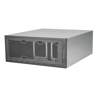 Afbeelding van Silverstone Technology SST RM45 360, 4 HE Rackmount definiert Flexibilität und Vielseitigkeit neu,Un, PC behuizing, Zwart