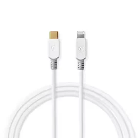 Afbeelding van IPhone kabel Lightning naar USB C 2 meter Nedis