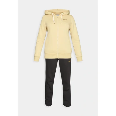 Afbeelding van Metallic joggingpak met capuchon voor Dames, Beige, Maat XL PUMA
