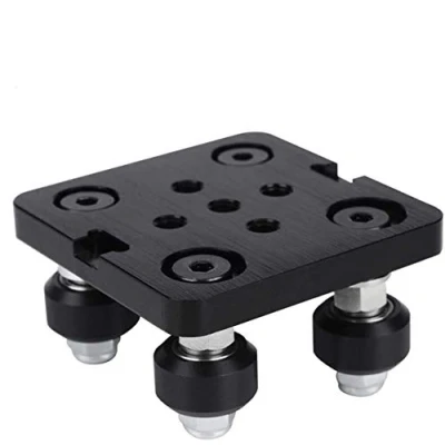 Afbeelding van 3Dman 2020 Aluminium Profiel Katrol V Slot Bouw Gantry Plate met Klein Wiel voor 3D Printers