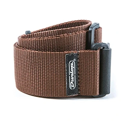 Afbeelding van Dunlop D07 01BR Poly Strap Brown gitaarband
