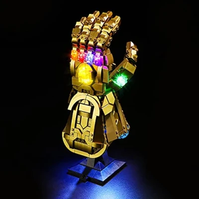 Afbeelding van YEABRICKS Lichtset voor Lego Marve Infinity Gauntlet Led Compatibel met 76191(Lego model NIET Inbegrepen)