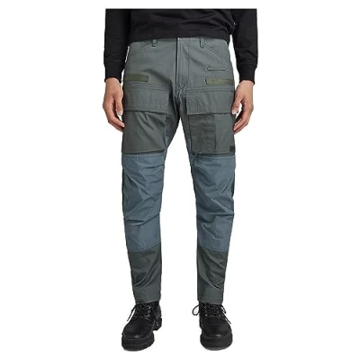 Afbeelding van G STAR Raw 3D Regular Tapered Cargo voor heren, 5 zakken, grijs (Graphite D23636 d384 996), 31W / 32L