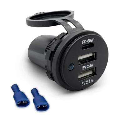 Afbeelding van Offgridtec USB dubbel stopcontact A/USB C 5V