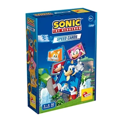 Afbeelding van LISCIANI Sonic the HedgeHog Speed Cards Spel met de Egel Strategiespel voor Kinderen Vanaf 6 Jaar 2 of Meer Spelers