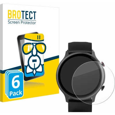 Afbeelding van BROTECT Screenprotector voor Hama Fit Watch 6910 Folie Beschermfolie Beschermglas transparant (6 Stuks)