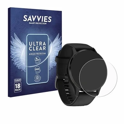 Afbeelding van Savvies (18 Stuks) Schermbeschermer voor Garmin Venu 3S Screen Protector Ultra Transparant