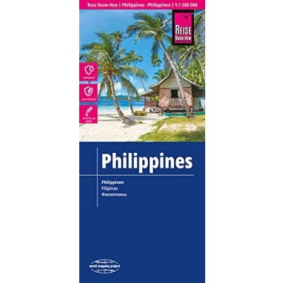 Afbeelding van Reise Know How Landkarte Philippinen / Philippines (1:1.200.000): reiß und wasserfest (world mapping project)