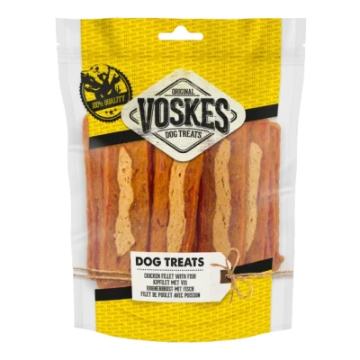 Afbeelding van 10x Voskes Kip Filet Vis 400 gr