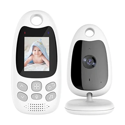 Afbeelding van Babyfoon, 2&#039;&#039; display, 2,4 GHz Video babyfoon met Camera en Audio, Nachtzicht, 2 weg Praten, Temperatuur, 8 Slaapliedjes 900 Ft Bereik Babycameramonitor(#1)