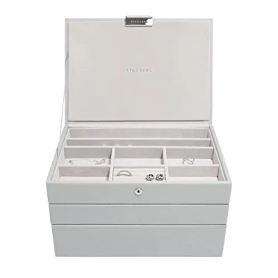 Afbeelding van STACKERS sieradendoos PEBBLE GREY