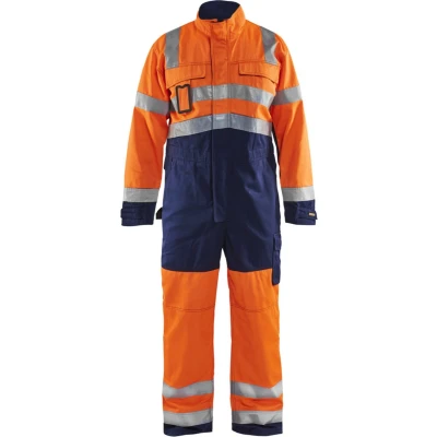Afbeelding van Blaklader Overall High Vis 6373 1804 Oranje/Marineblauw C48