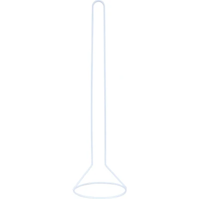 Afbeelding van MSV Wc/toiletrolhouder reservoir metaal wit 50 cm Voor 5 rollen Toiletrolhouders
