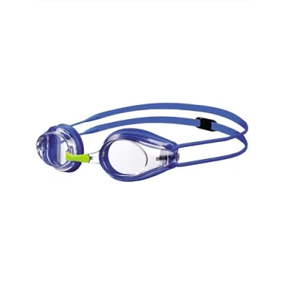 Afbeelding van arena Kinderen Unisex Training wedstrijd zwembril Tracks Junior (UV bescherming, anti condens, harde glazen), blauw (helderblauw blauw), één maat