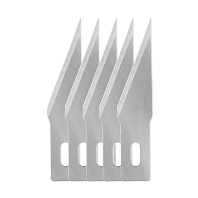 Afbeelding van Fiskars Reservemesjes voor het hoogwaardige hobbymesje, nr. 2, 5 stuks, staal, zilver, mesje met hoog snijvermogen, 1024401