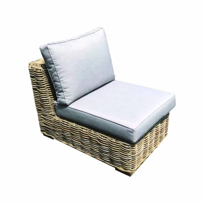 Afbeelding van Serva middenelement naturel rotan suntech grey