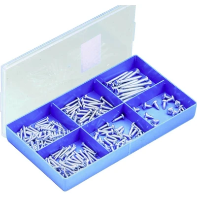 Afbeelding van 804428 metalen schroeven assortiment 200 delen