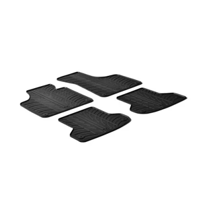 Afbeelding van Gledring Rubbermatten passend voor Audi A6 4F 2005 2011 (T profiel 4 delig + montageclips)