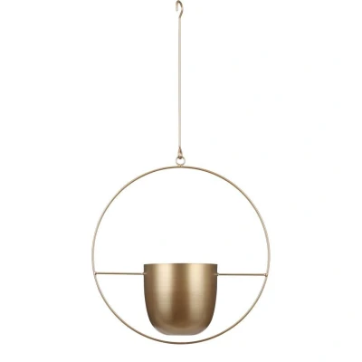 Afbeelding van Dexter Bloempot Hangend L34 x B14 H65 cm Goud