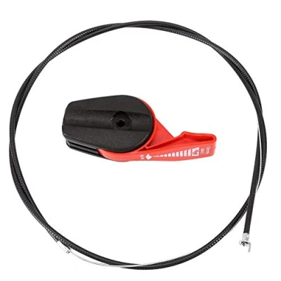 Afbeelding van 65 &quot;Grasmaaier Gaskabel Met Schakelaar Hendel Handvat voor Tuin grasmaaiers (Kleur: Rood)