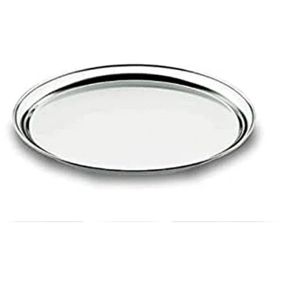 Afbeelding van LACOR 61841 Serveertablet, rond, 40 cm, inox,Eén maat,zilver