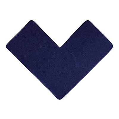 Afbeelding van WohnDirect Hoekdouchemat 100 x 50 cm Donkerblauw Antislip &amp; Wasbaar, Ideale douchemat voor vierkante douchecabines, Combineerbaar tot set, Badmatten Badmatten, Oeko TEX gecertificeerd