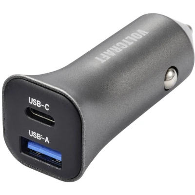 Afbeelding van VOLTCRAFT CPS 38W/ 2 VC RA381 USB oplader 38 W Auto Uitgangsstroom (max.) 3 A Aantal uitgangen: x A, C bus