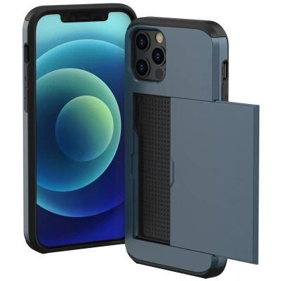 Afbeelding van Apple iPhone 12 Pro Hoesje Kunststof iMoshion Hardcase/Backcover Donkerblauw Telefoonhoesje